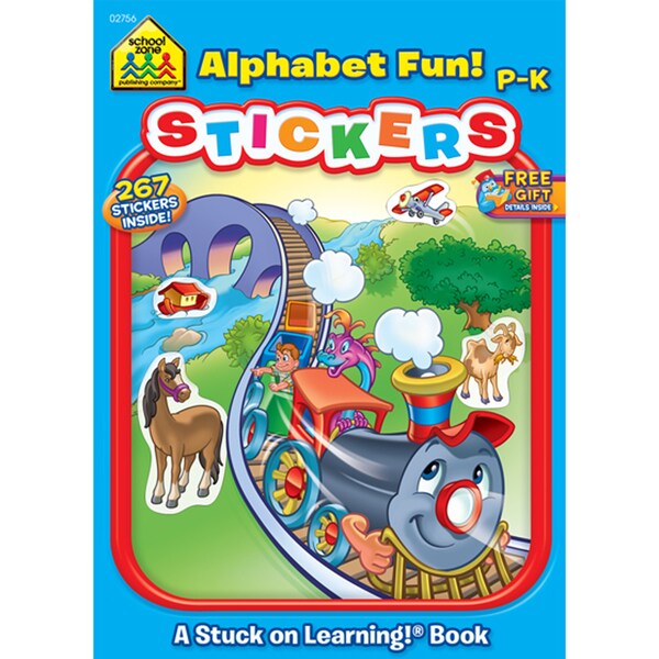 Alphabet Fun Stickers A Stuck on Learning Workbook   15262046