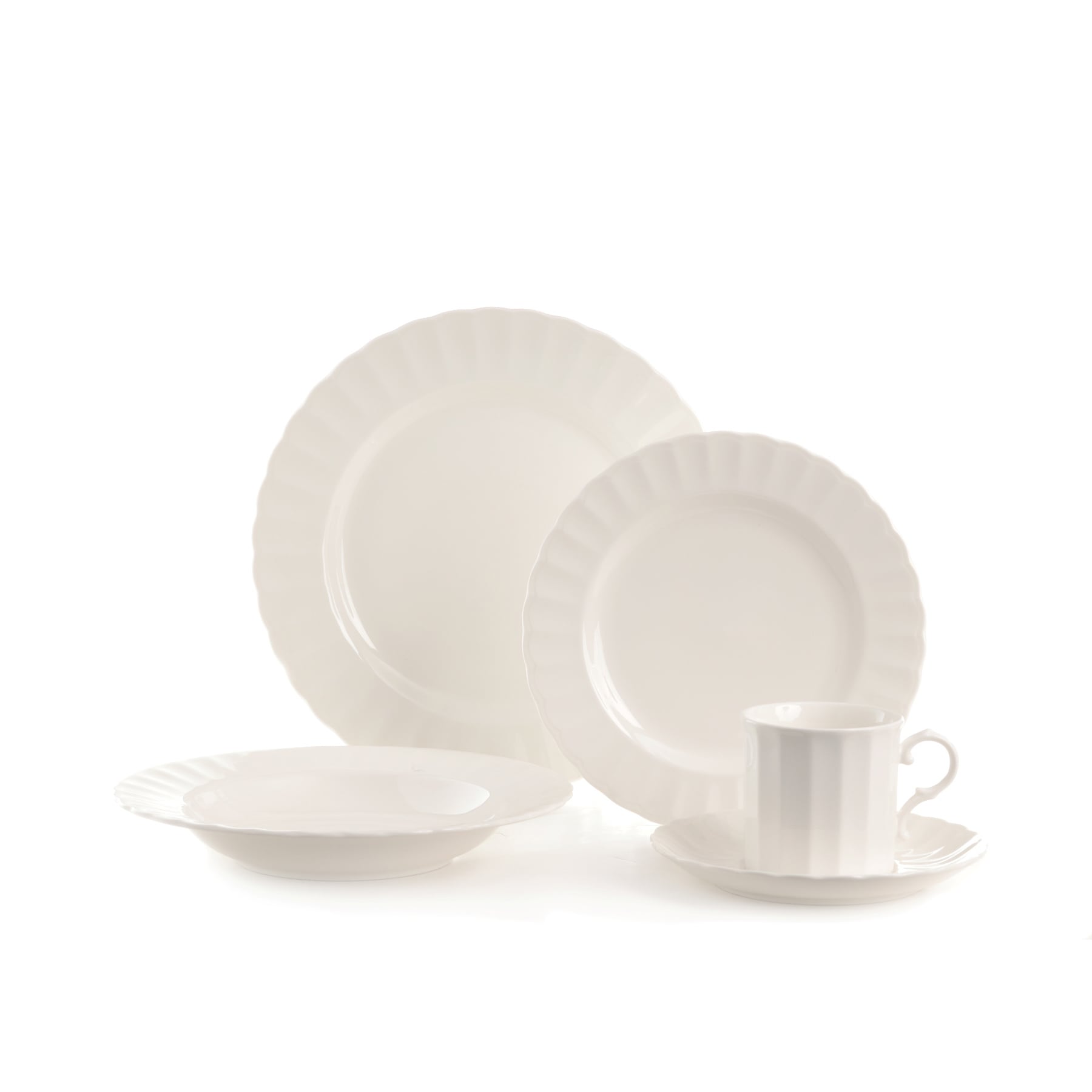 Mikasa Yardley Cups /& Saucers 6 Set of