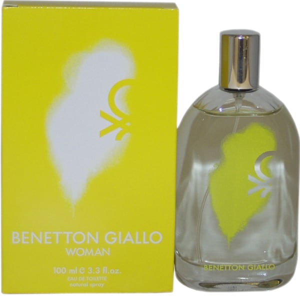 United Colors of Benetton Giallo Womens 3.3 ounce Eau de Toilette