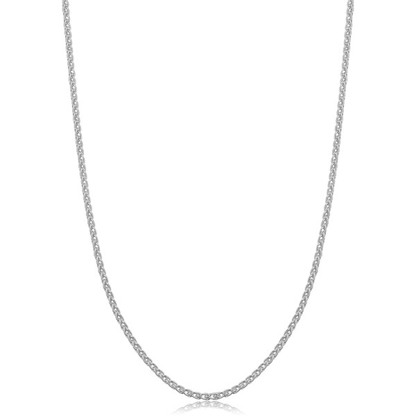 Fremada Italian Sterling Silver 1.5mm Round Wheat Chain (14-36 Inch)