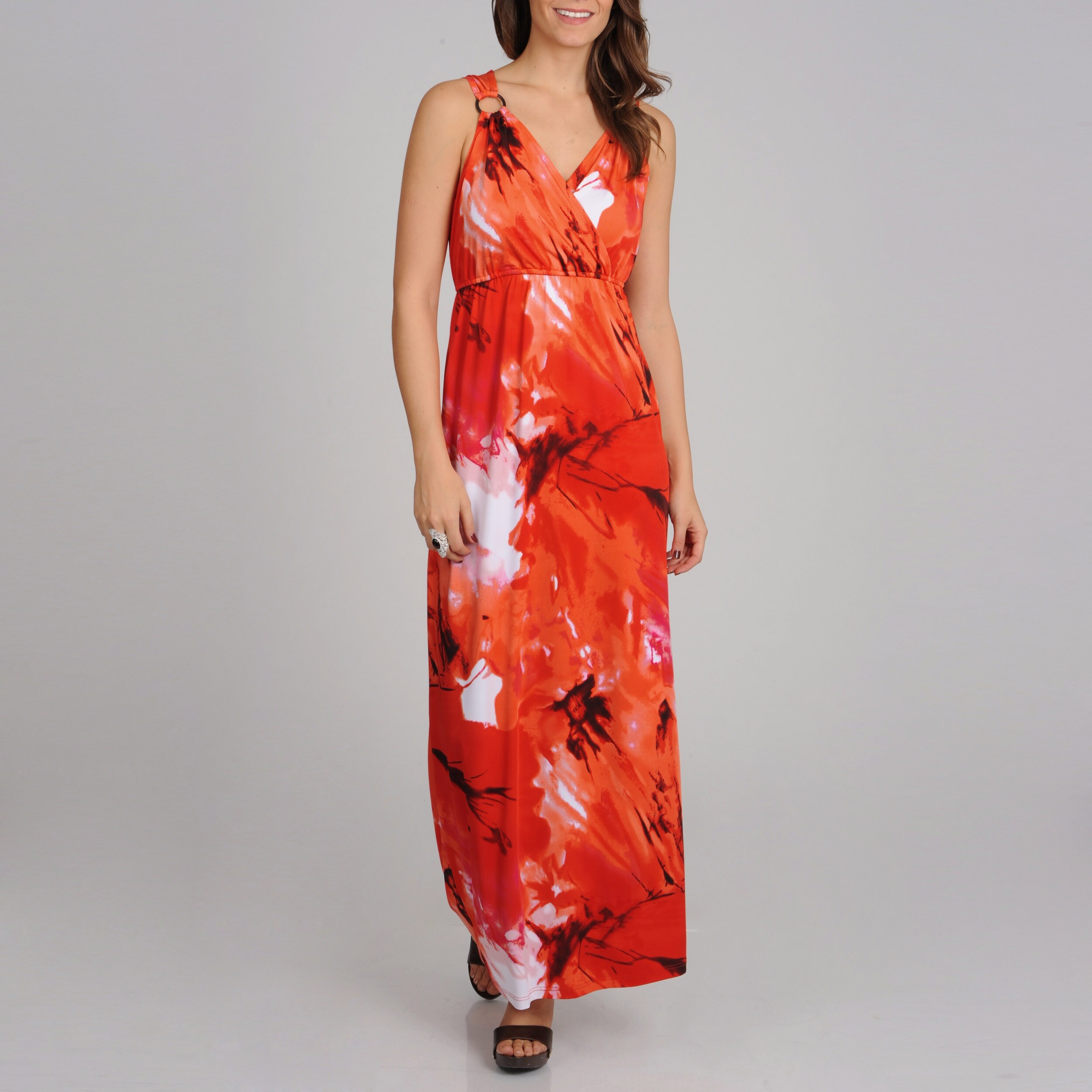 nina leonard maxi dress