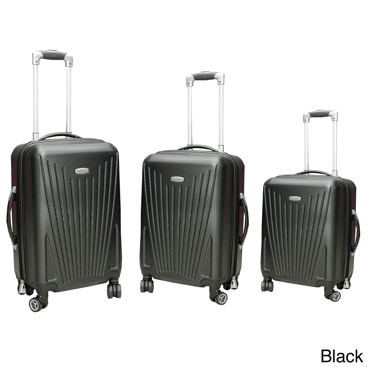 Ny Cargo Cross Country 3 piece Hardside Spinner Luggage Set