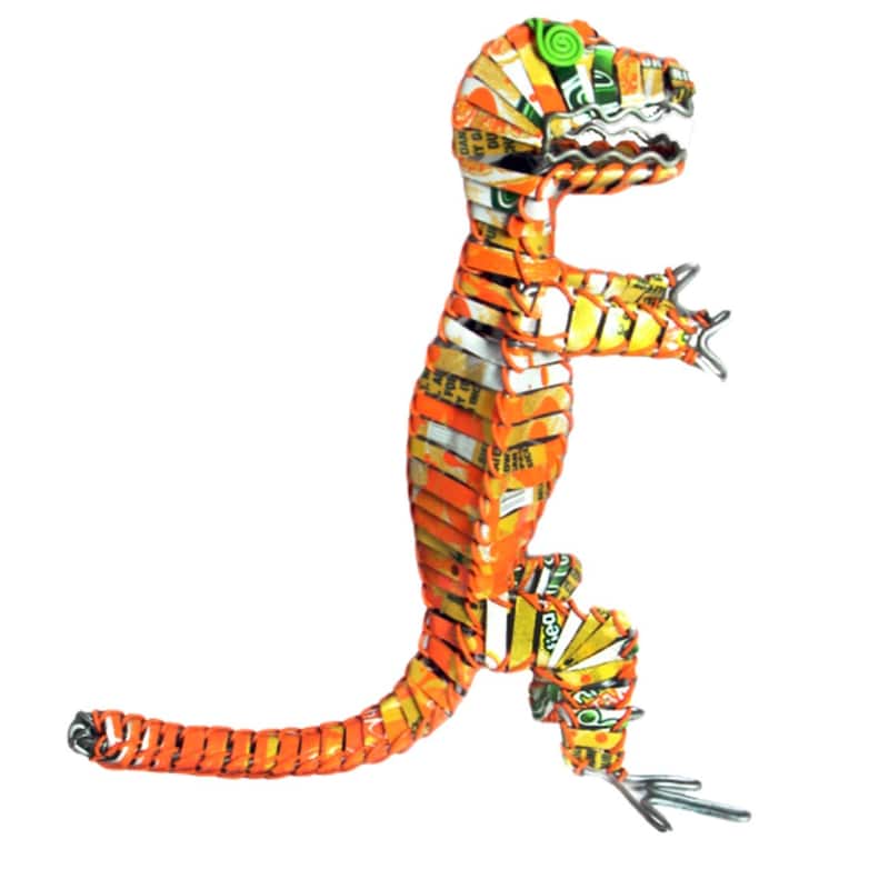 Handmade Recycled Tin Can Dinosaur (Kenya)