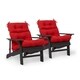 Havenside Home Driftwood Outdoor All-weather High-back Chair Cushions (Set of 2) - Thumbnail 17