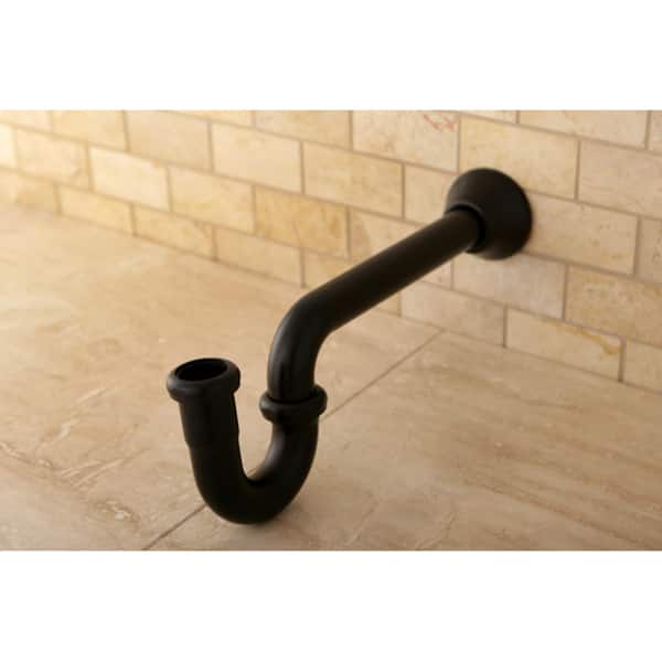 Decorative Oil Rubbed Bronze Plumbing Supply Kit (Drain, Shut-off Valves and Supply Lines)