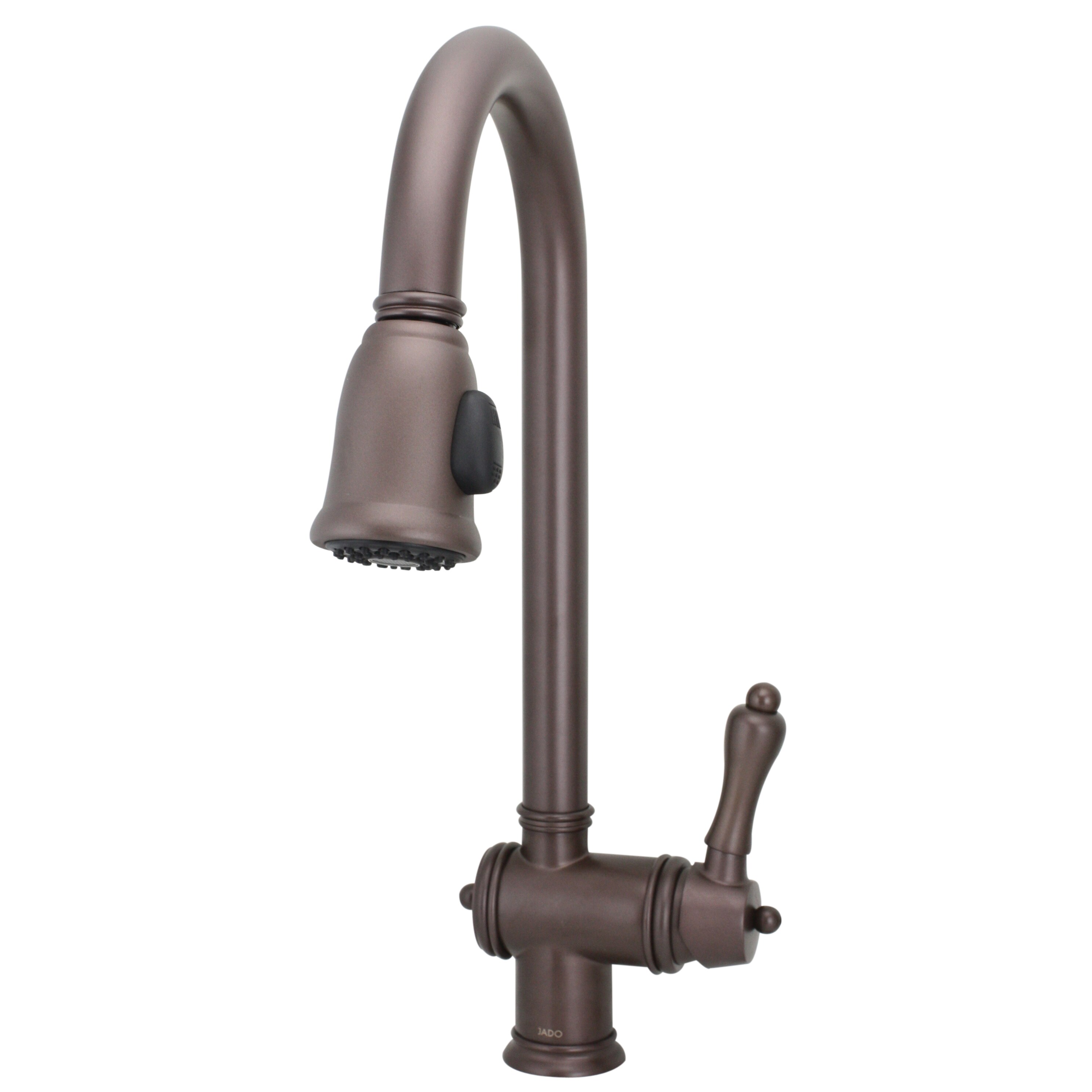 Shop Jado Classic Old Bronze Single Lever Pull Down Kitchen Faucet