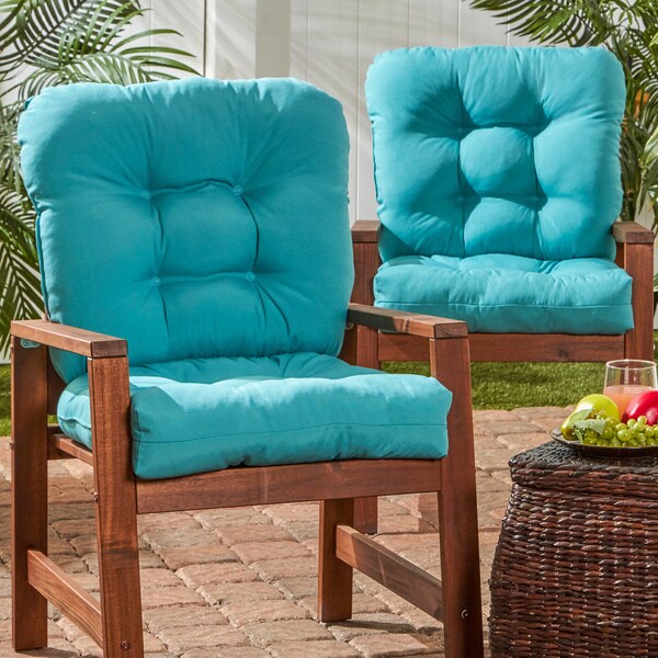 teal chair cushions