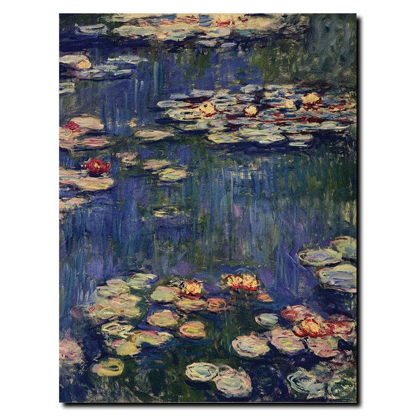 Claude Monet Water Lilies,1914 Canvas Art   15262647  