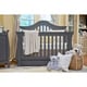 preview thumbnail 3 of 17, Million Dollar Baby Classic Ashbury 4-in-1 Convertible Crib with Toddler Rail