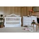 preview thumbnail 4 of 17, Million Dollar Baby Classic Ashbury 4-in-1 Convertible Crib with Toddler Rail