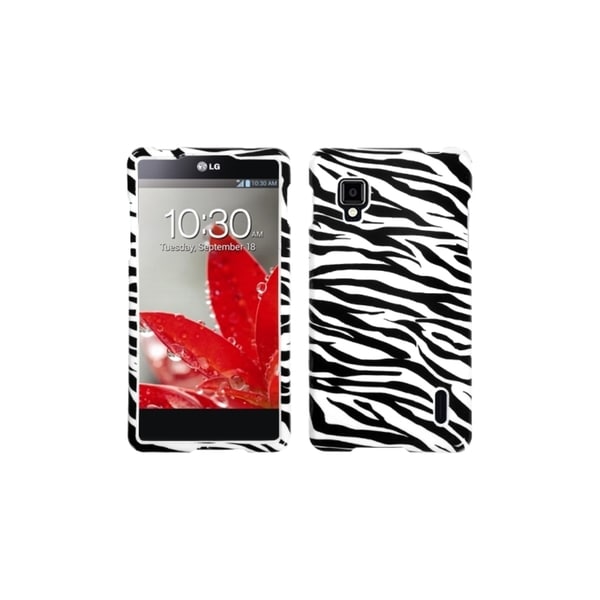 MYBAT Zebra Skin Phone Case Cover for LG LS970 Optimus G Eforcity Cases & Holders
