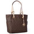 Michael Kors Jet Set East/West Brown Signature Tote Bag