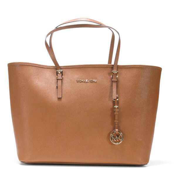 michael michael kors jet set medium pebbled leather tote bag