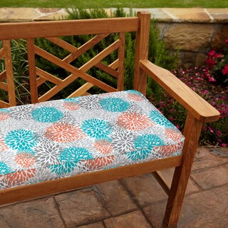 Tropic Bloom 60-inch Outdoor Bench Cushion - Free Shipping ...