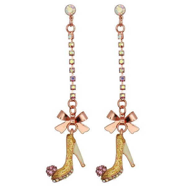 New Betsey Johnson Bow High Heel Shoes Earrings Stud 298 Bow High Heels Betsey Johnson Betsey Johnson Shoes