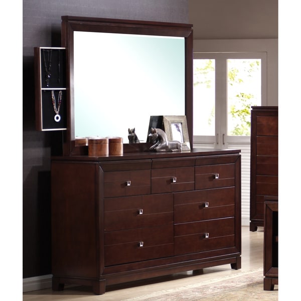 Lorrand 8 drawer Dresser with Optional Mirror Dressers