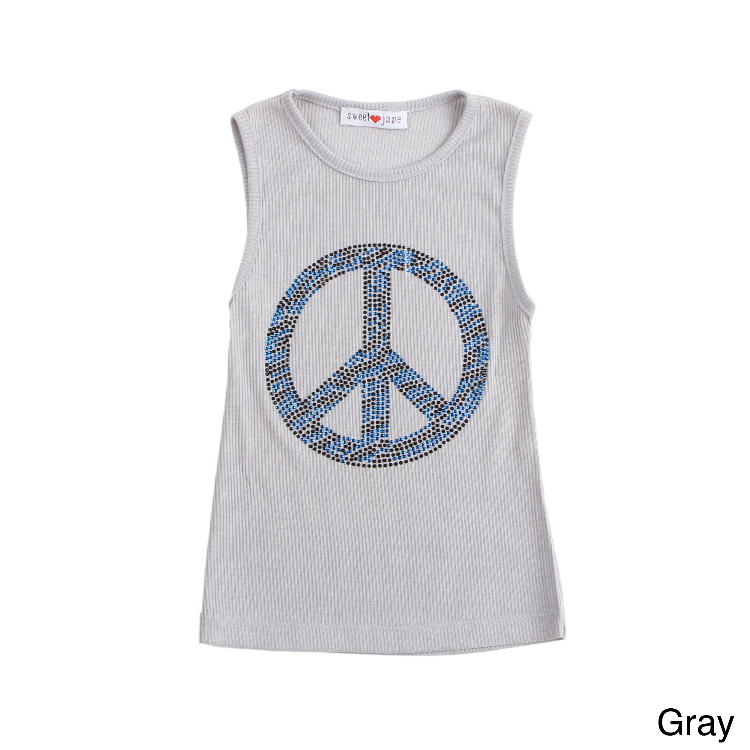 Sweetheart Jane Peace Sign Tank Top