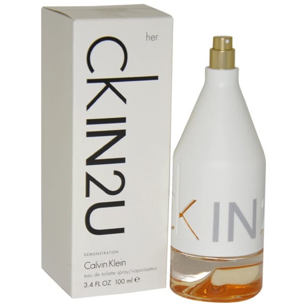Shop Calvin Klein Ck In2u Womens 34 Ounce Eau De Toilette Spray