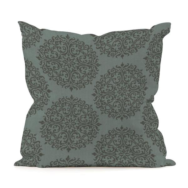 Shop 20Inch x 20Inch Medallion Teal Pillow Free Shipping On Orders