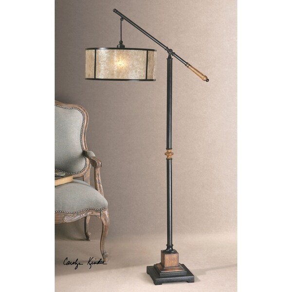 black lantern floor lamp