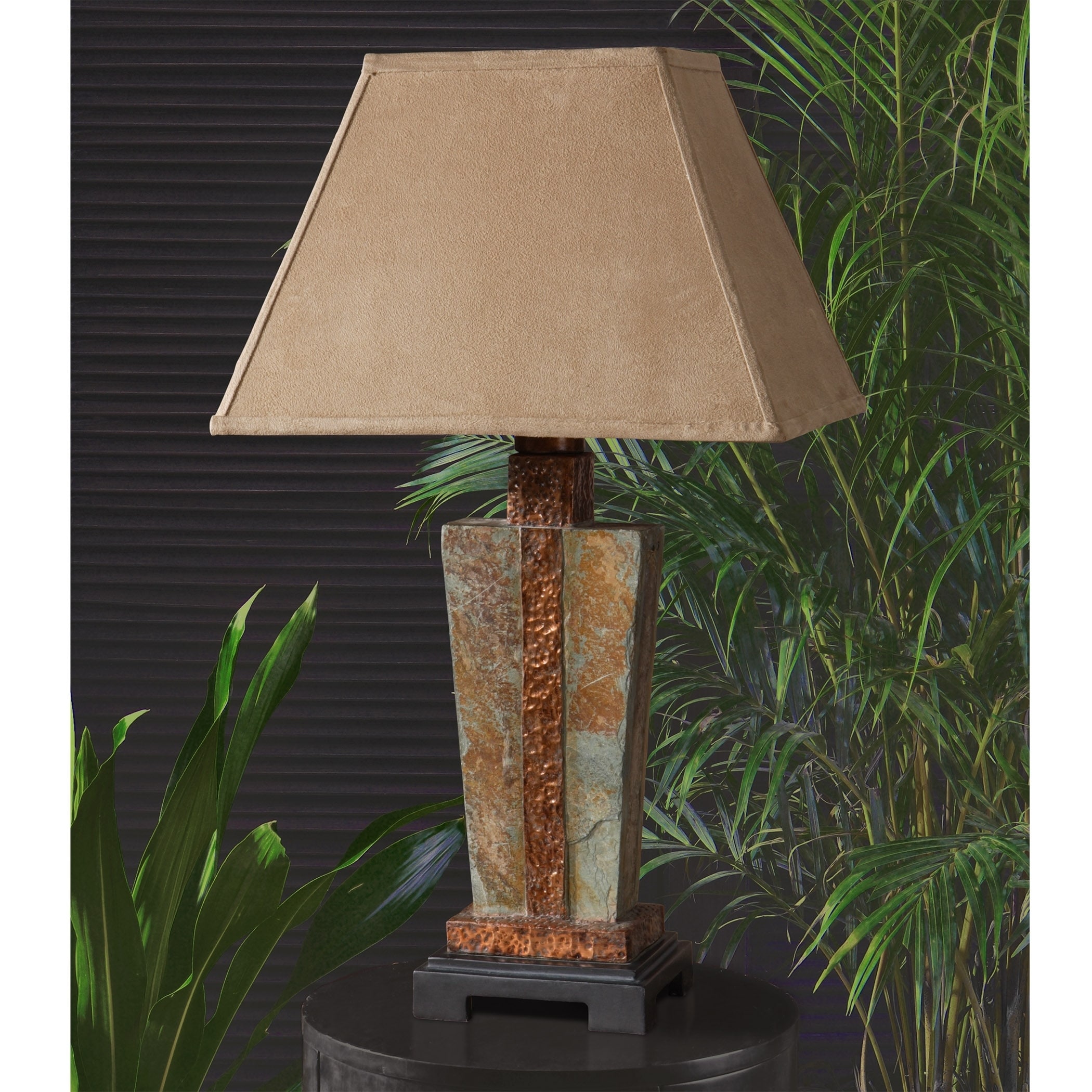 copper accent lamp