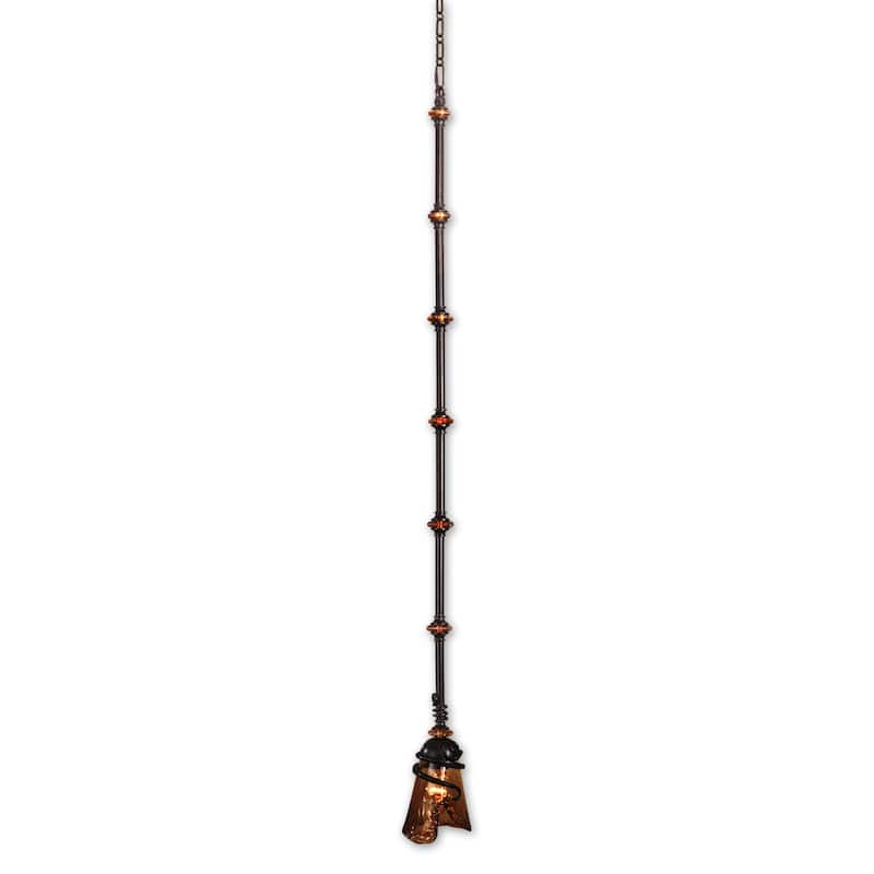Uttermost Vitalia 1-light Oil Rubbed Bronze Mini Pendant