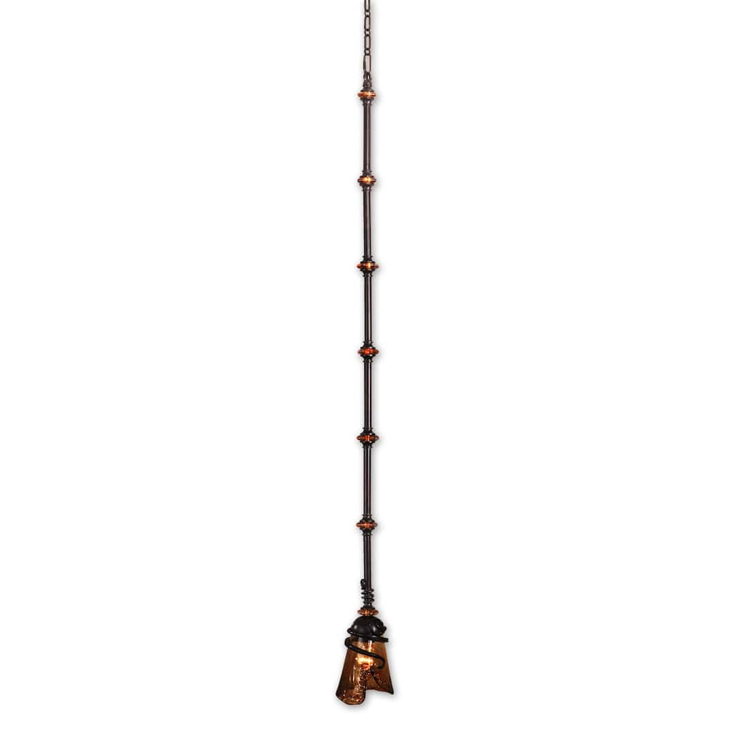 Uttermost Vitalia 1-light Oil Rubbed Bronze Mini Pendant