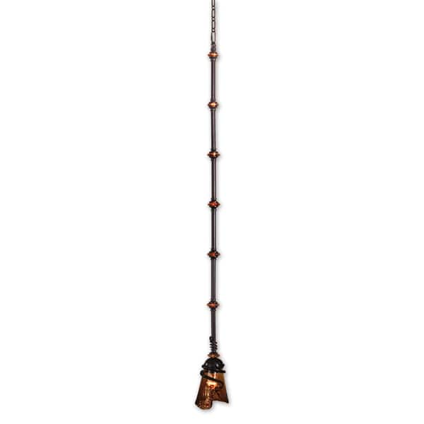 slide 1 of 1, Uttermost Vitalia 1-light Oil Rubbed Bronze Mini Pendant
