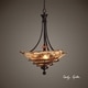 preview thumbnail 2 of 0, Uttermost Vitalia 3-light Oil Rubbed Bronze Pendant
