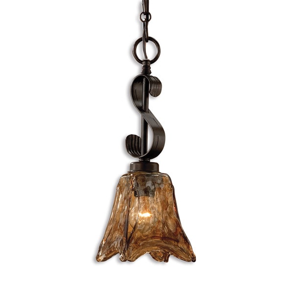 Gold Mini Pendant Light shop uttermost vetraio 1 light burnished gold mini pendant free shipping today overstock 7884369