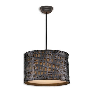 Uttermost Alita 3 Light Aged Black Drum Pendant Free Shipping Uttermost Alita 3 Light Aged Black Drum Pendant Free Shipping Today 7885701