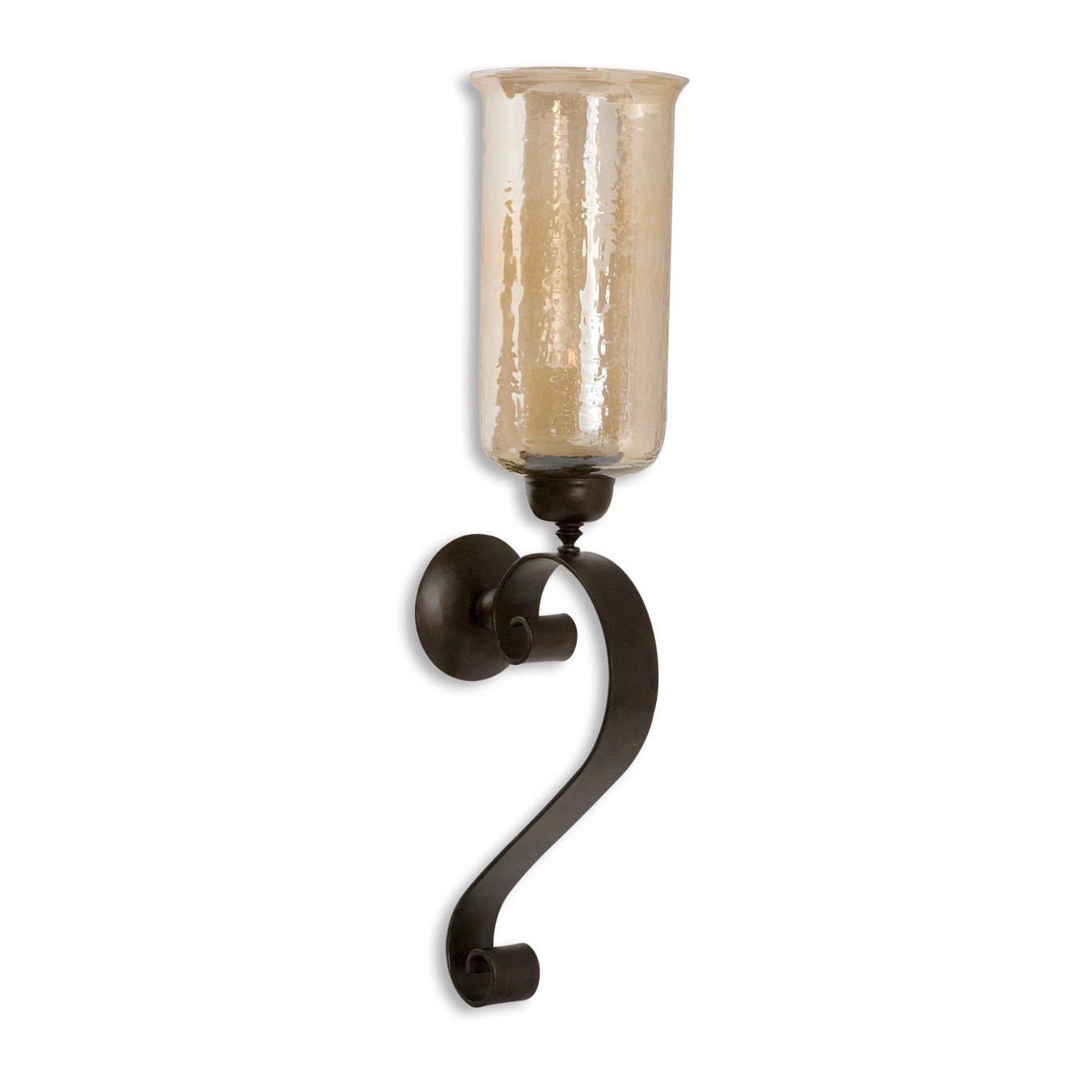 Joselyn Bronze Candle Wall Sconce