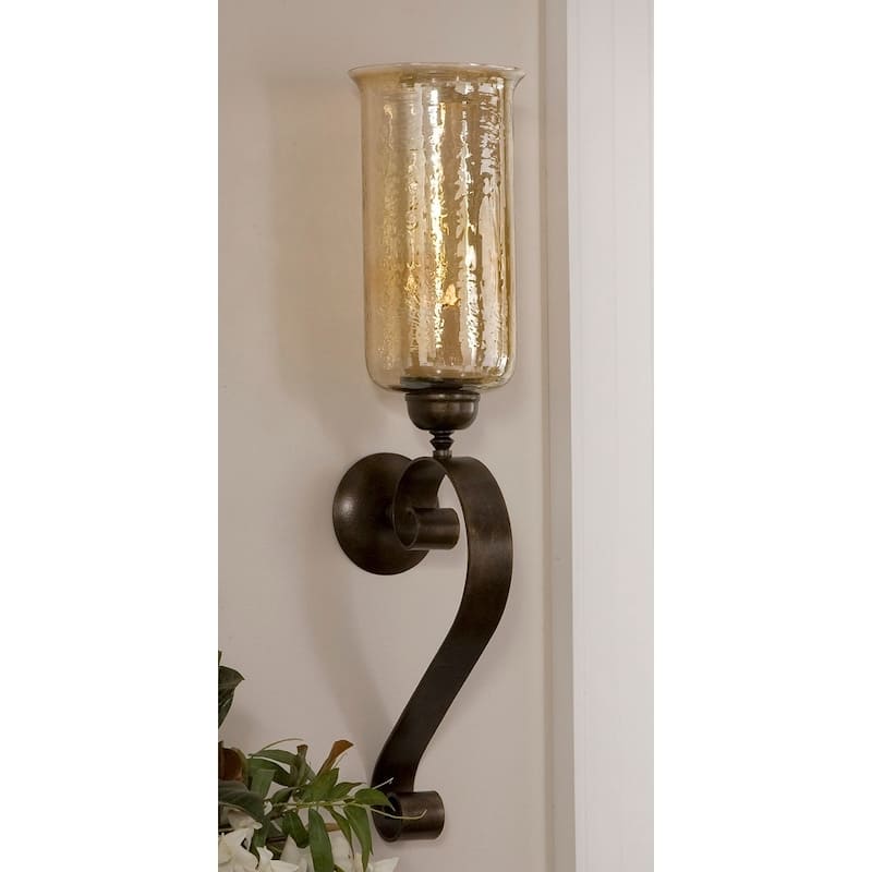 Uttermost Joselyn Bronze Candle Wall Sconce