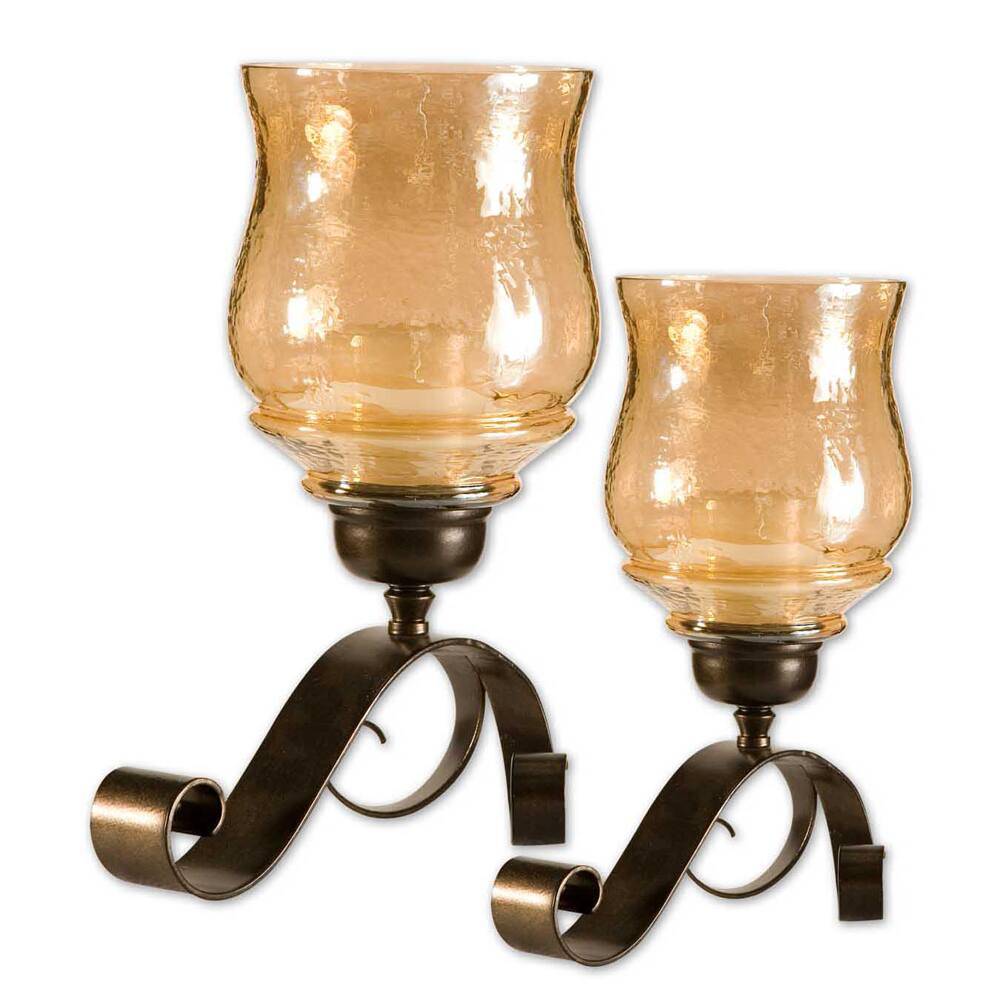 Uttermost Joselyn Bronze Candleholders (Set of 2)