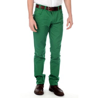 green straight leg joggers