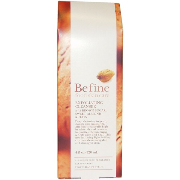 Befine Food Skin Care 4ounce Exfoliating Cleanser Free Shipping On