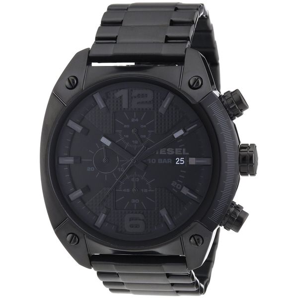 diesel all black watch