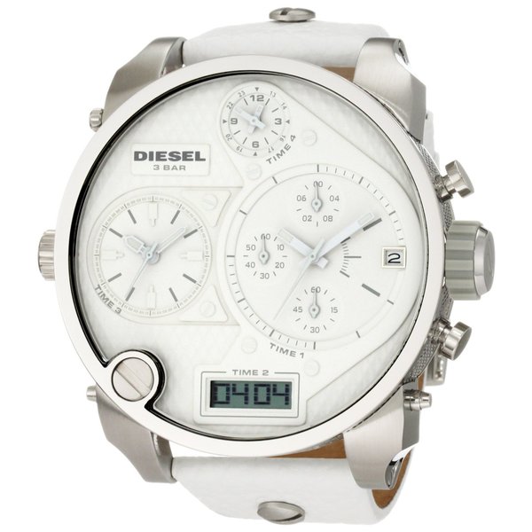 Diesel Men's DZ7194 Oversized Mr. Daddy White Watch - Free Shipping ...