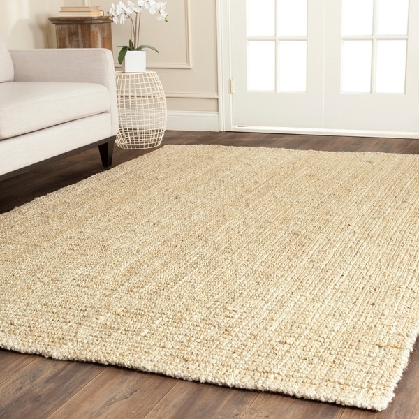 Safavieh Hand-loomed Sisal Style Ivory Jute Rug (7' x 7' Square ...