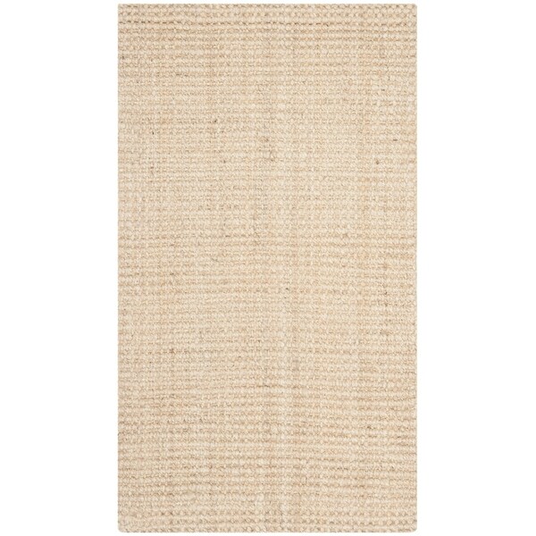 Safavieh Casual Natural Fiber Hand-loomed Sisal Style Ivory Jute Rug - 2'-3" x 4'