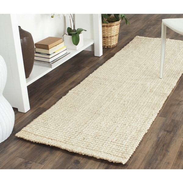 Safavieh Hand loomed Sisal Style Ivory Jute Rug (2'3 x 7') Safavieh Runner Rugs