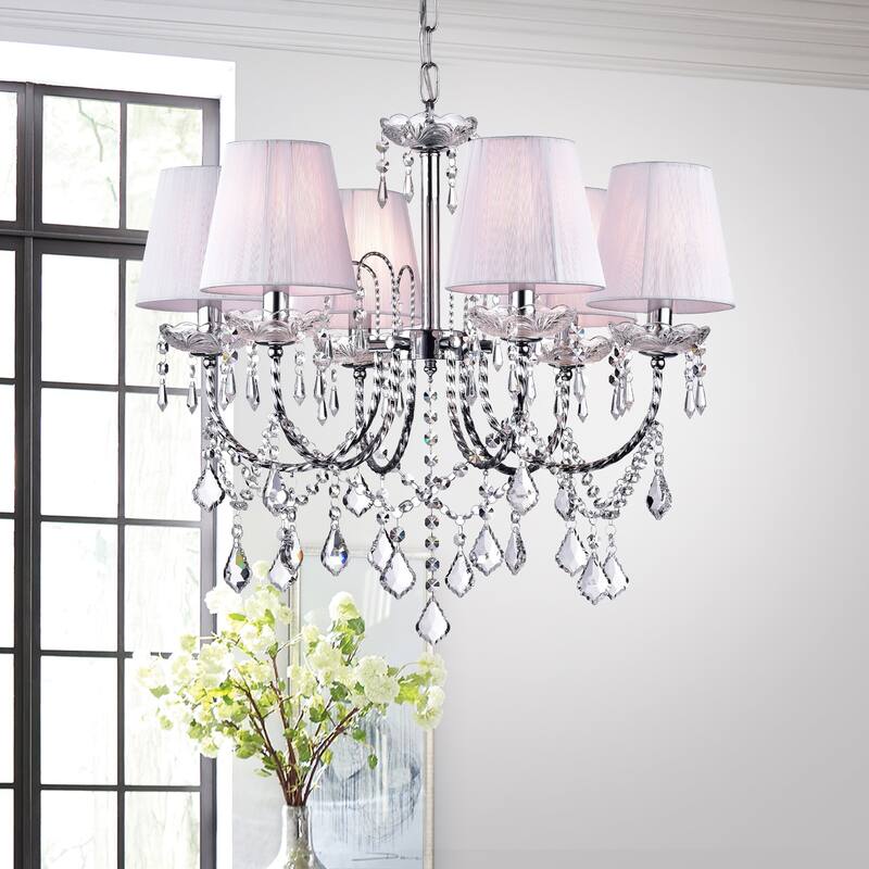 Warehouse of Tiffany Eros White Chandelier