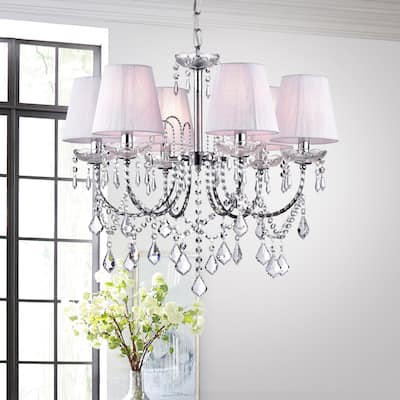 Warehouse of Tiffany Eros White Chandelier