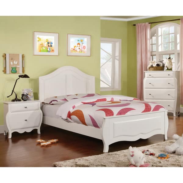 Shop Furniture Of America Nisc Modern White Full 3 Piece