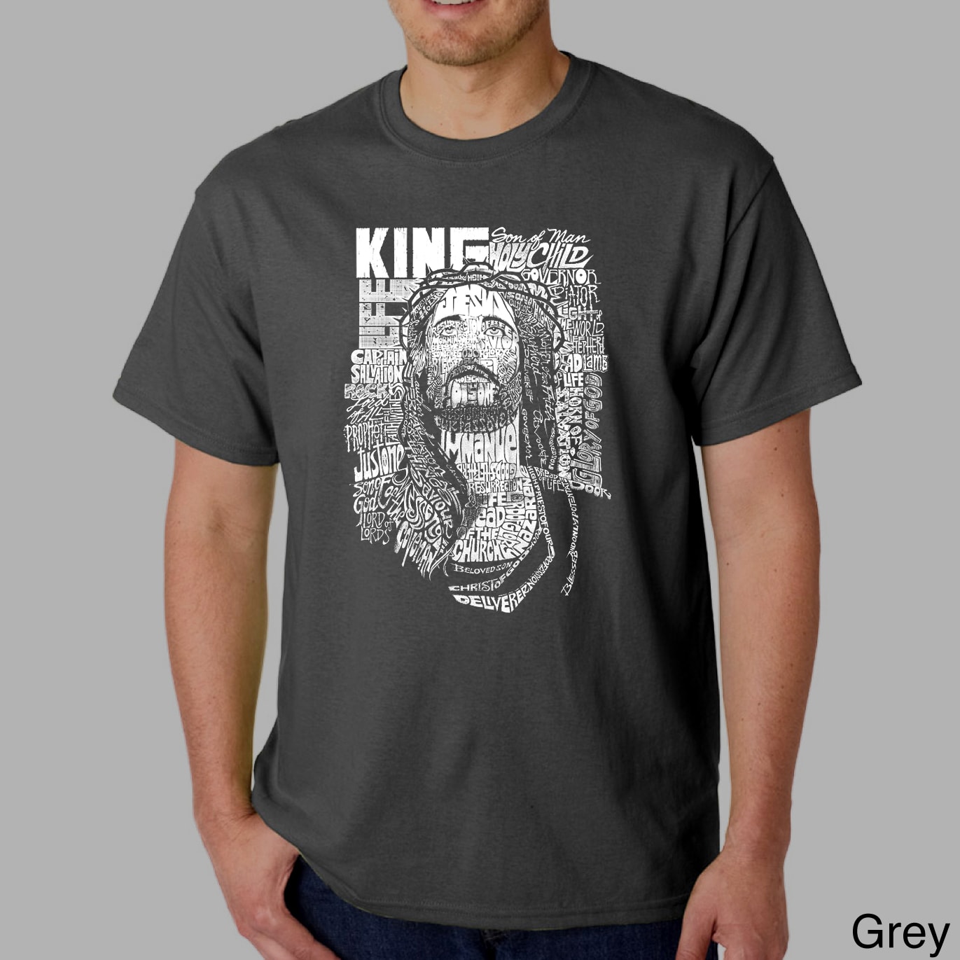 Los Angeles Pop Art Mens Jesus T shirt