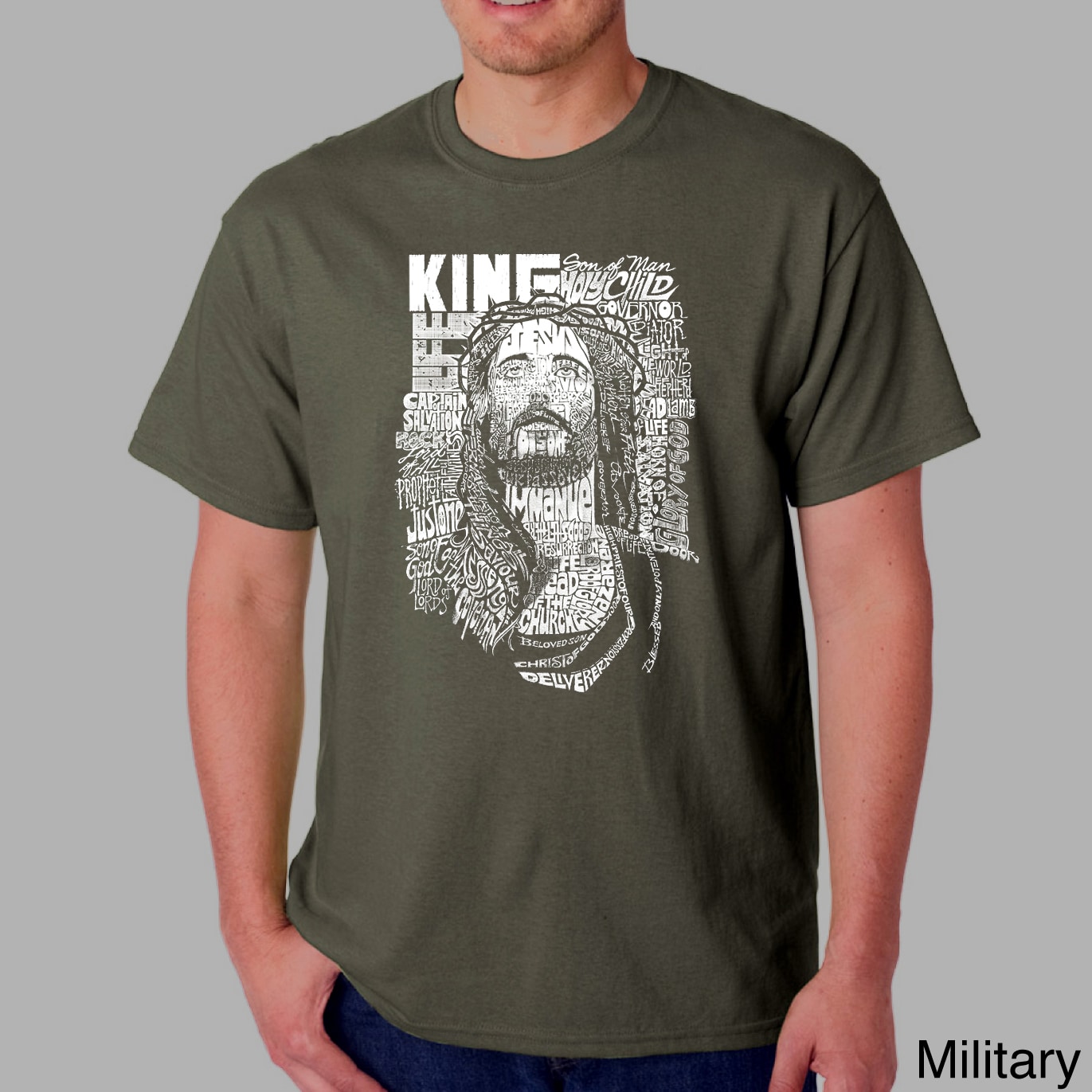 Los Angeles Pop Art Mens Jesus T shirt