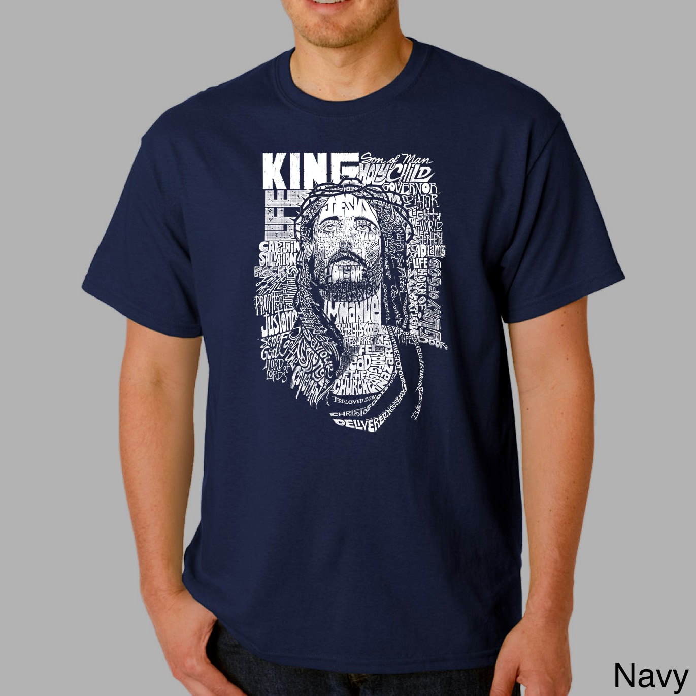 Los Angeles Pop Art Mens Jesus T shirt