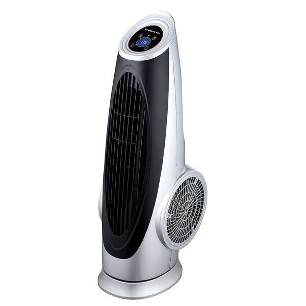 Ovente Cool Breeze Tower Fan with Remote Control and LCD Panel