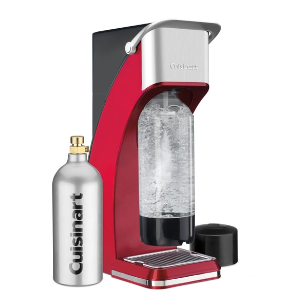 Shop Cuisinart SMS-216R Red Sparkling Beverage Maker with 16-ounce CO2 ...