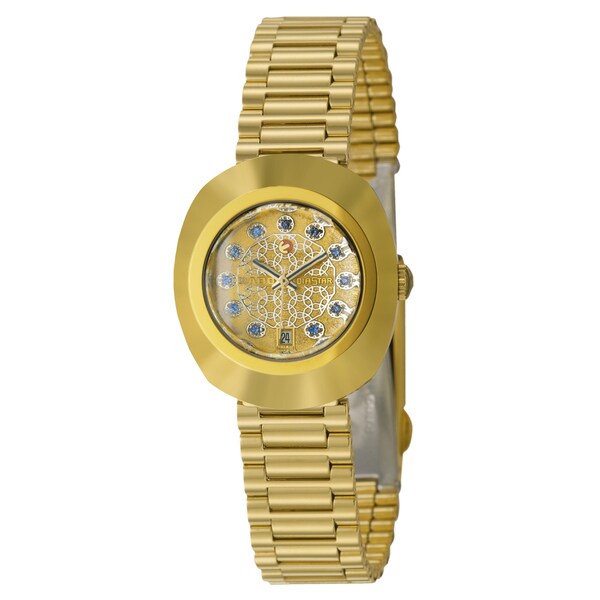Shop Rado Women's 'Original' Gold Plated Stainless Steel Swiss